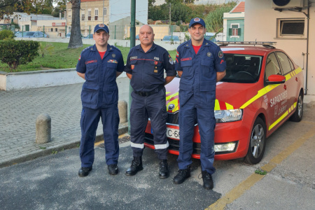 VISITA TÉCNICA DO CBMSC AO REGIMENTO DE SAPADORES BOMBEIROS EM LISBOA